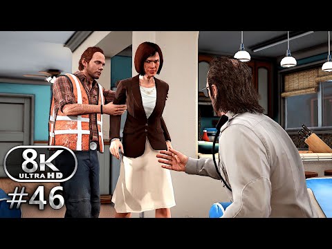 GTA V 8K Ultra Graphics Gameplay Walkthrough Part 46 - GTA V 8K 60FPS PC No Commentary