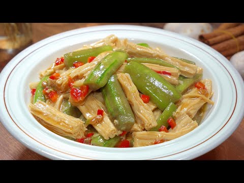 Stir-Fried Loofah & Tofu Recipe｜Quick, Healthy & Fresh-Tasting Chinese Veggie Dish