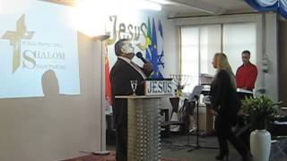 (I Parte)Apostolo Rui Maia E Sua Esposa Ména Na L Shalom Dortmund 06.10.2013