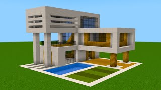 Minecraft - How to build a Modern House 93