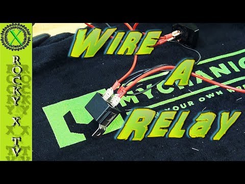 How To Wire a 4 or 5 Pin Relay