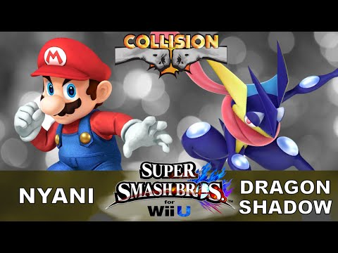 Smash Wii U Tournament - CT Nyani (Mario) vs Dragon Shadow (Greninja) - Collision XI