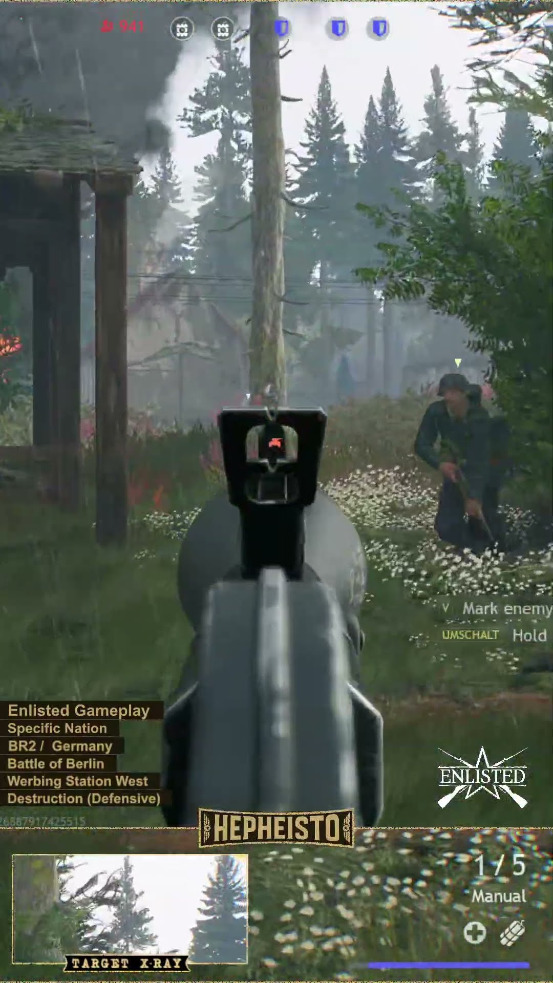Anti Tank Gunner eliminates Tank BT-7 with Sturmpistole