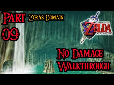 Zelda Ocarina of Time 100% Walkthrough Widescreen HD Part 9 - Zora's Domain - Letter in a Bottle