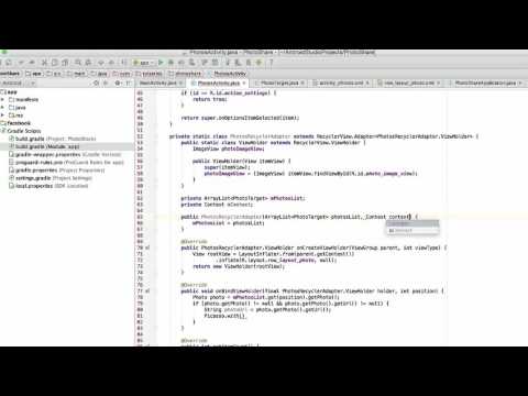 Viewing photos list view Final Steps