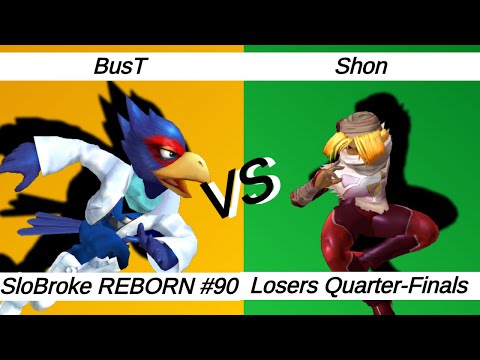 SloBroke REBORN #90 – Melee Singles LQF – BusT ⟮Falco⟯ vs Shon ⟮Sheik⟯