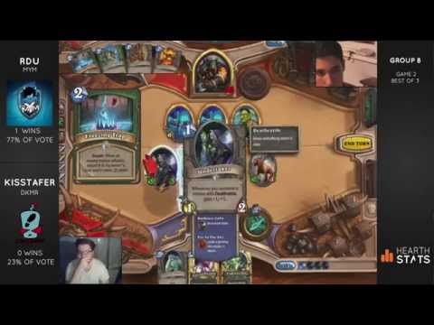 Hearthstats Invitational - Group B: RDU vs Kisstafer