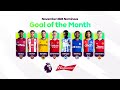 PL Budweiser Goal of the Month November 2023 nominees | Who’s your pick? | KIEA Sports+