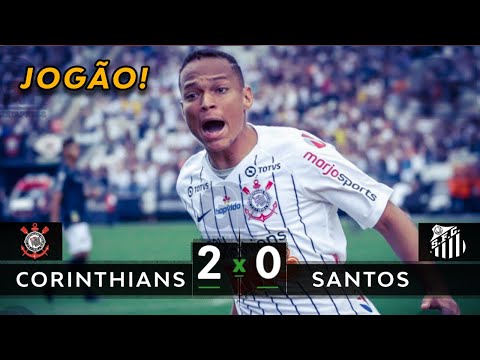 TIMÃO DOMINOU | Corinthians 2 x 0 Santos - Melhores Momentos (HD) - Paulista 2020