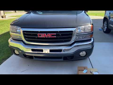 1999-2006 GMC Sierra / Chevrolet Silverado - fog light swap in under 2 minutes!