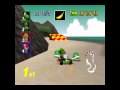 Lets Play Mario Kart 64 Part 1 Fictional Characters Riding Karts HOORAY