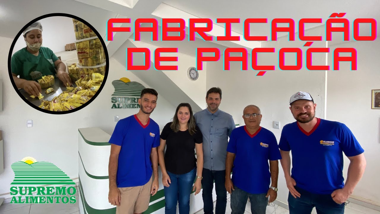 Mostrando a Fabricação de Paçoca e Derivados do Amendoim (Supremo Alimentos)