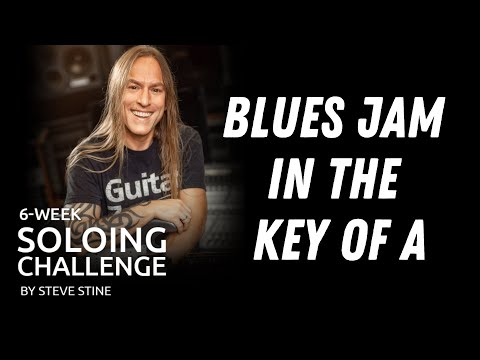6-Week Soloing Challenge: Blues Jam In The Key Of A | GuitarZoom.com