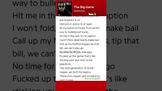 The Big Game Inspectah Deck Verse  2
