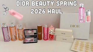 Dior Beauty Haul💜🩷🧡 Dior Spring 2026 Collection | Dior Addict Perfume, Dior Lip Glow Oil, Dior GWP
