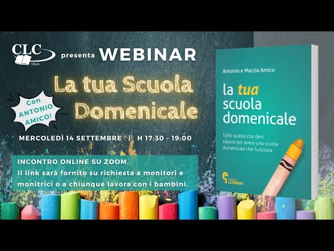 Webinar "La tua scuola domenicale" con Antonio Amico