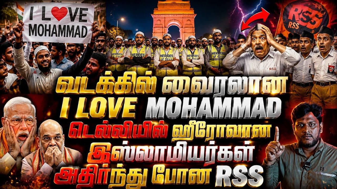 😱 அதிர்ந்து போன RSS! | வடக்கில் வைரலான I LOVE MOHAMMAD | டெல்லியின?