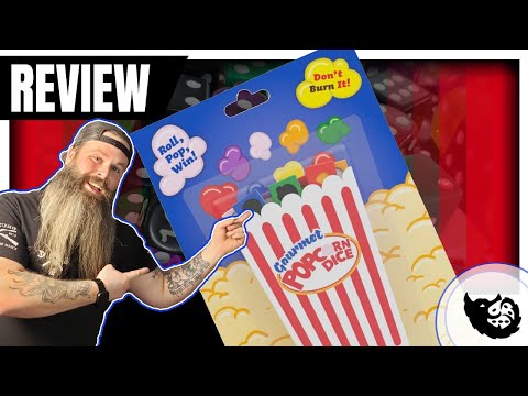 A Real Poppin Push Your Luck Game! Gourmet Popcorn Dice Review.