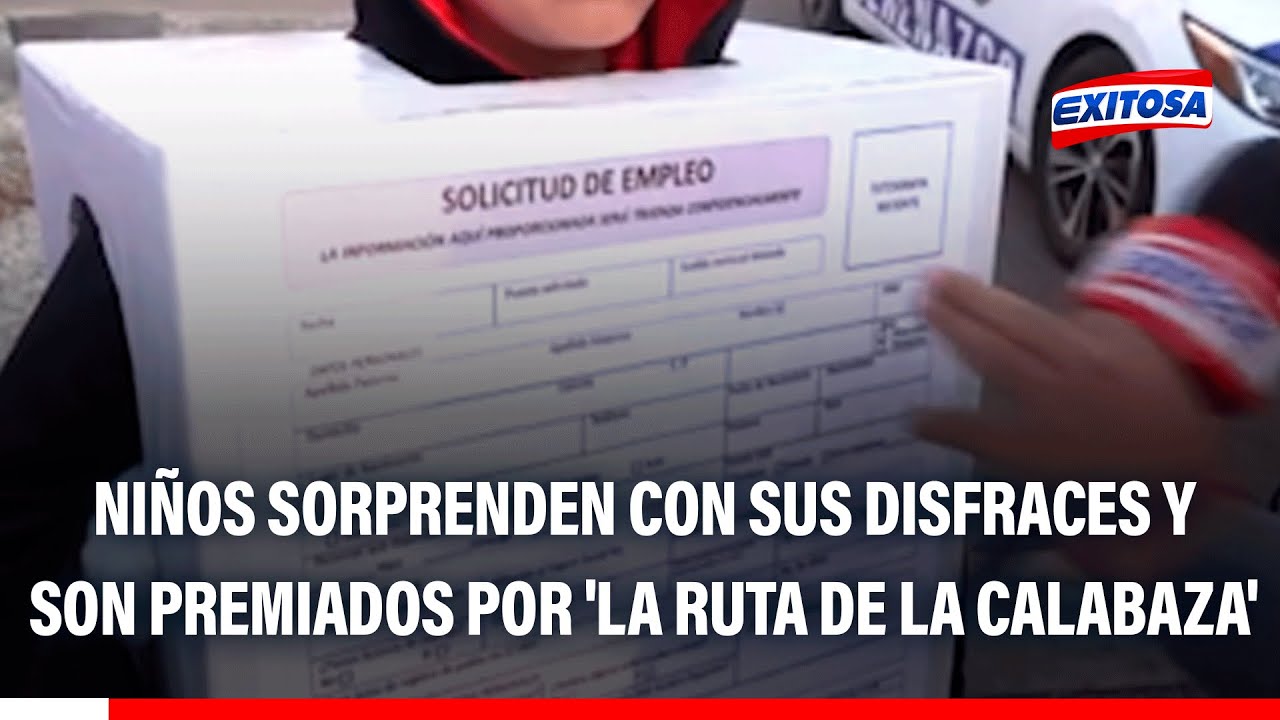 🔴🔵 Niños sorprenden con sus disfraces y son premiados por 'La Ruta de la Calabaza'