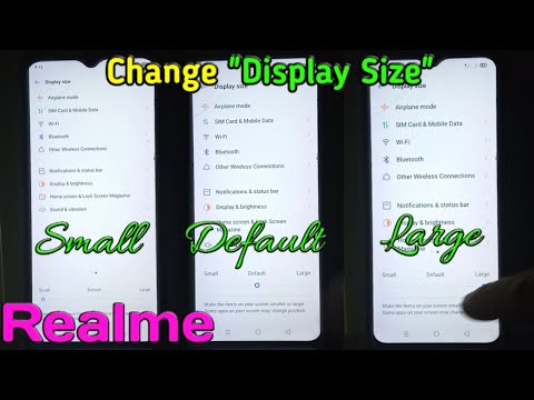 How to Change Display Size in Realme 5