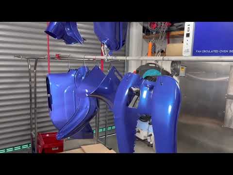 Simson Schwalbe in Ral 5026 Pulverbeschichtet