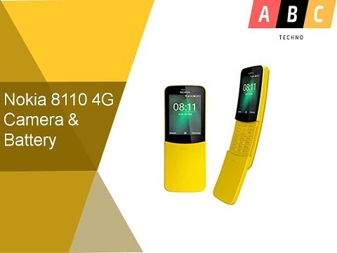 Nokia 8110 4G Camera & Battery
