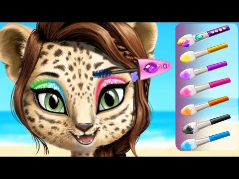 Fun Animals Care Kids Games - Jungle Animal Hair Salon 2 - Play Tropical Pet Makeover Dress Up Games