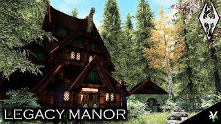MAP- LEGACY MANOR: Unique Player Home!!- Xbox Modded Skyrim Mod Showcase