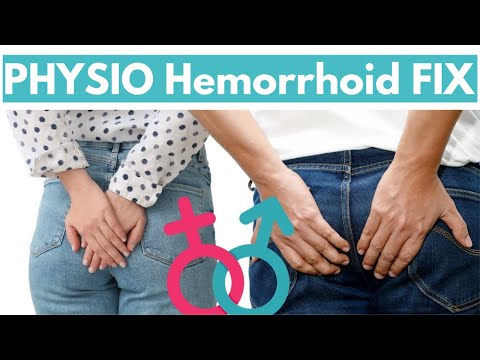 6 Hemorrhoid Fixes for PAIN & BLEEDING - Complete Physiotherapy Guide to HOME REMEDY Hemorrhoids