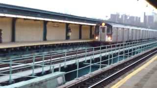preview picture of video 'IRT Livonia Ave Line: R142A 4 Trains at Saratoga Ave-Livonia Ave (Weekend)'