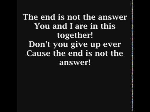 Three Days Grace - The End Is Not The Answer (Lyrics)