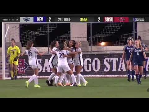 SDSU WOMEN'S SOCCER: AZTECS 3, NEVADA 2