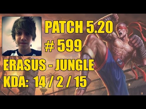 Erasus - Jungle: Lee Sin vs Kha'Zix - BR Challenger 812 PDL #599