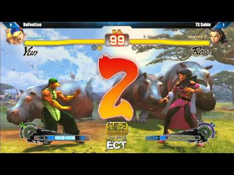 SSF4 AE2012 Top 8 - DaFeetLee vs TS Sabin - East Coast Throwdown 2014
