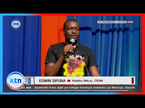 Edwin Sifuna: Huu ni mkutano ambao tumeandaa kuweka wazi kuwa chama chetu cha ODM kiko katika hatari