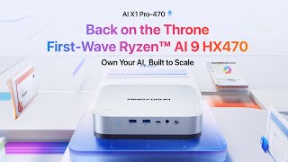 MINISFORUM AI X1 Pro 470 with Ryzen™ AI 9 HX470 | 86 TOPS Local AI & OCuLink eGP
