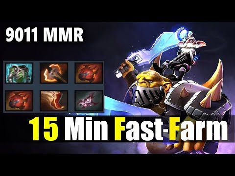 Dota 2 Alchemist 15 min Fast Farm | WTF Moments |