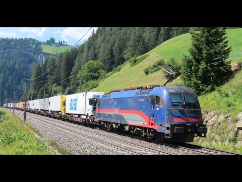 Treni lungo la rampa Nord della Brennero - Züge entlang der Brennerbahn Nordrampe