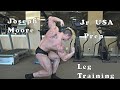 Bodybuilder Classic Physique Athlete Joseph Moore Leg Training Few Weeks Out