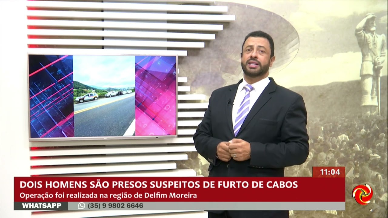 Prisão por furto de cabos em Delfim Moreira