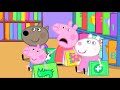 Peppa Pig Five Little Monkeys Jumping On The Bed Nursery Rhymes Kids Songs