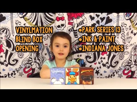 Disney Vinylmation Blind Box Opening - Park Series 13, Ink & Paint, Indiana Jones
