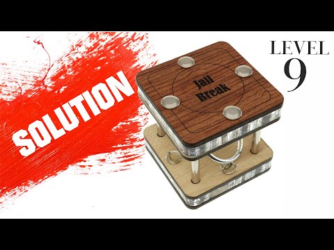 Jailbreak a wood puzzle from Siebenstein Spiele - Solution