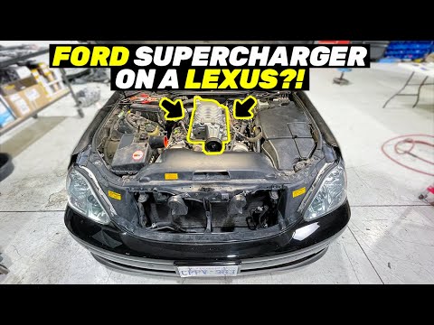 Supercharging the Lexus LS430 with a FORD Blower!