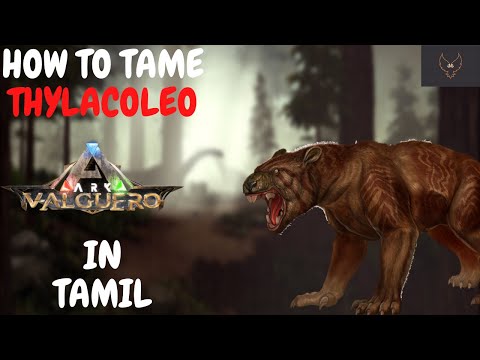 HOW TO TAME THYLACOLEO IN TAMIL & SOLO / # CHRISTOPHER / #TAMILGAMEPLAY/ #ARK / #THYLACOLEO