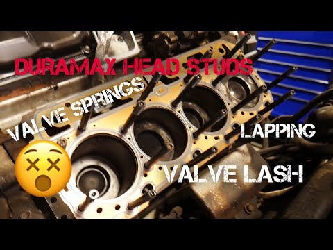 DURAMAX LBZ HEADS - FULL BUILD, INSTALL AND LASH ADJUSTMENT