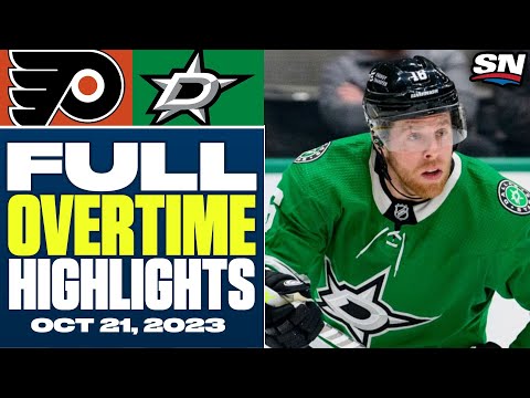 Flyers vs. Stars | FULL Overtime Highlights - October 21, 2023
