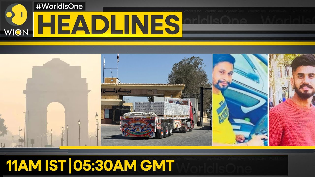 Gaza: Calls To Open More Aid Crossing | India's Two Wanted Gangsters Arrester Abroad |WION HEADLINES
