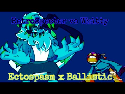 ROMAIN WORLD/ RETROSPECTER VS WHITTY ( ECTOSPASM x BALLISTIC ) FNF MASHUP SONG ANIMATION