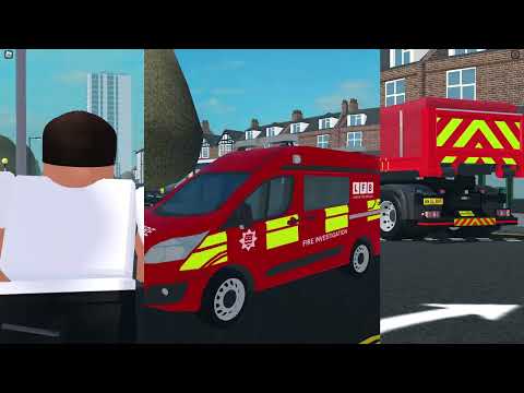LFB / LAS JOINT TRAINING RESPONSE FOOTAGE  - WB ROBLOX - 27/10/2023